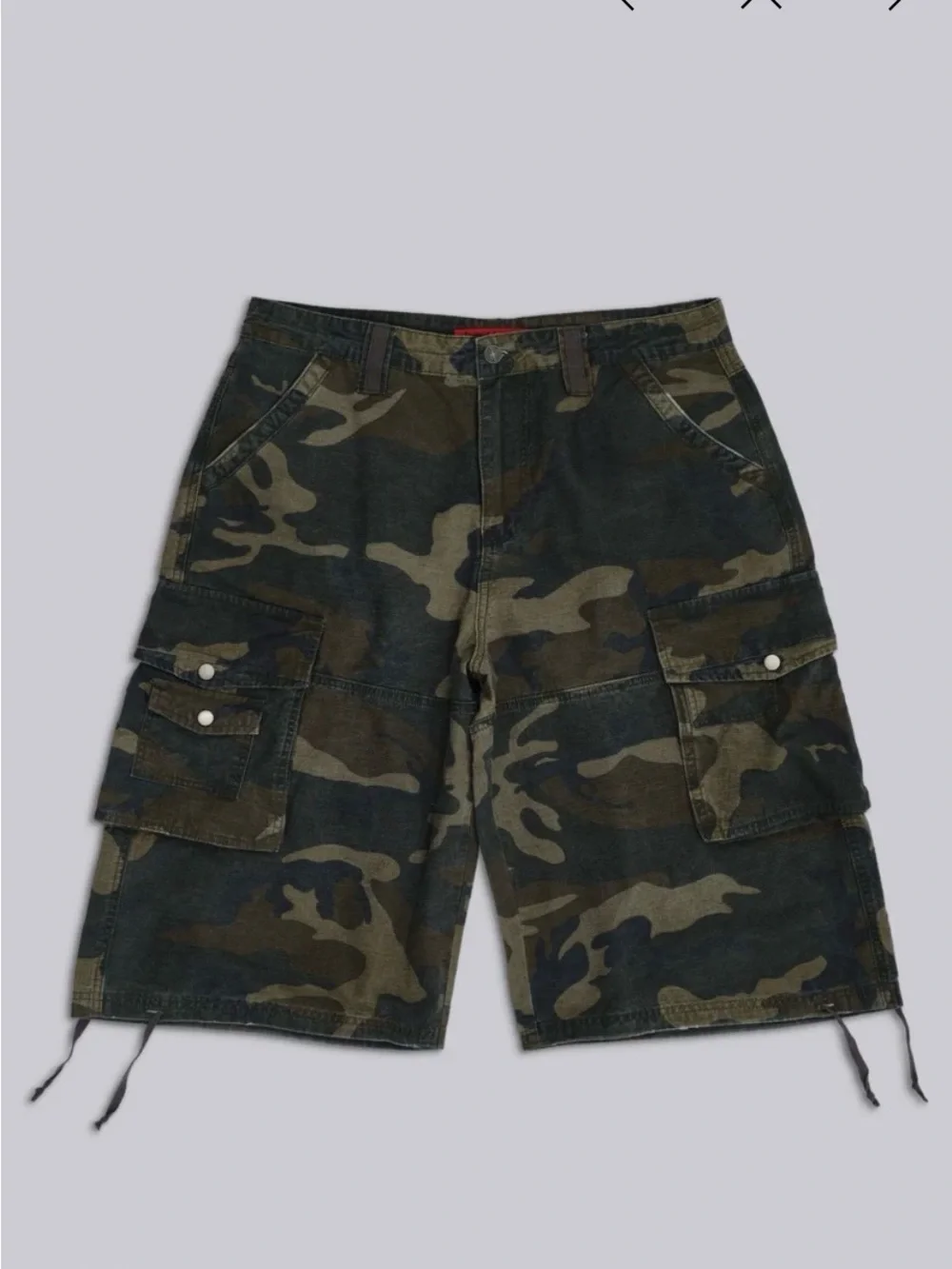 NWT Jaded London Olive Green Camo Cargo Bermuda Shorts- $135 retail